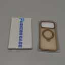 O3 Mag-Stand Designed for iPhone 17 Pro Max Case with 360 Spin Stand, [Compatible with MagSafe][Super Skin Feeling] Translucent Matte Magnetic Slim Phone Case 6.9 inch, Desert Gold