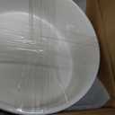 MALACASA 24 Pieces Porcelain Dinnerware Set, Modern White Dish Set for 6, Premium Serving Plates and Bowls Sets, Chip and Scratch Resistant Dishware Sets Kitchen Dishes Dining Ware Set, Series LEAH