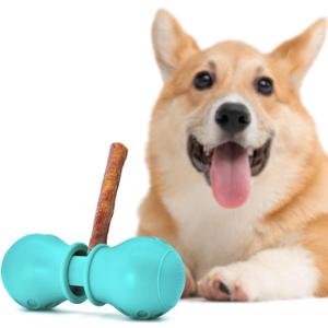 Bully Stick Holder for Dogs, Chew Holder, Prevent Choking Safety Device (Green, Large)