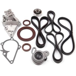 Timing Belt Kit w/Water Pump Fit for Hyundai for Accent 1.6L 2001 2002 2003 2004 2005 2006 2007 2009 2010 2011 Replace Timing Belt OEM - TS26282 (Incomplete)