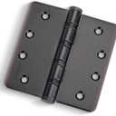 3Pack Haidms Oil Rubbed Bronze Door Hinges Heavy Duty Door Hinges Oil Rubbed Bronze Ball Bearing Stainless Steel Hinges with 1/4" Radius Corner