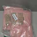 KKJIAF 3 Piece Toddler Sheet Set Microfiber, Includes a Flat Sheet, a Fitted Sheet and a Ruffle Pillowcase, Light Pink