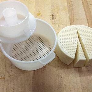 Hard Cheese Butter Punched Making Mold With Follower Press 1,2 liters