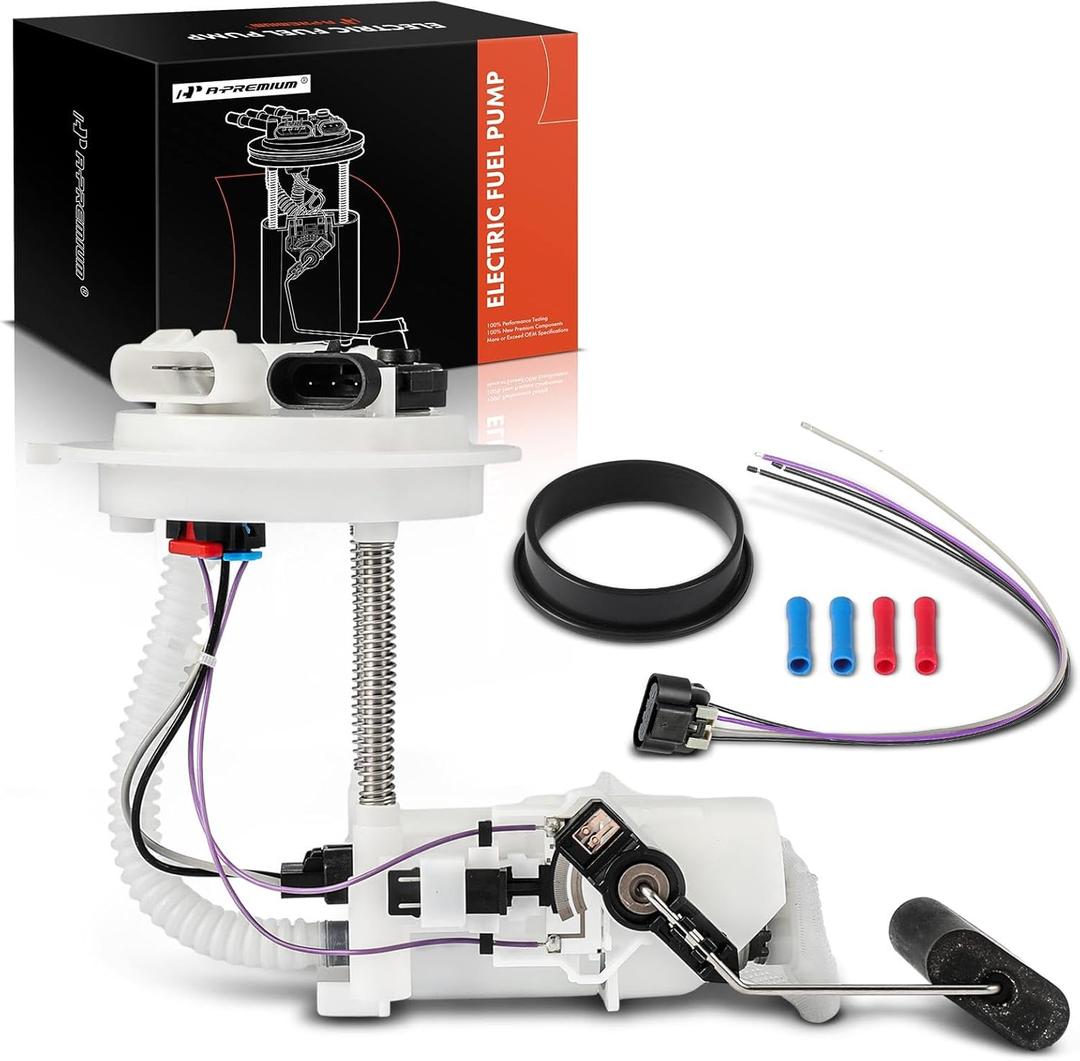 A-Premium Electric Fuel Pump Module Assembly with Pressure Sensor Compatible with Chevy Suburban 2500 2000-2001 6.0L, 2001 8.1L & GMC Yukon XL 2500 2001 8.1L, 2000-2001 6.0L, Replace# 19179477