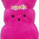 Peeps for Pets Plush Bunny Toy for Dogs | Embroidered, Soft, Stuffed, & Squeaky | Large, Pink Flower, Dog Toy is a Fun and Cute Way to Entertain Your Pet (12 Inch)