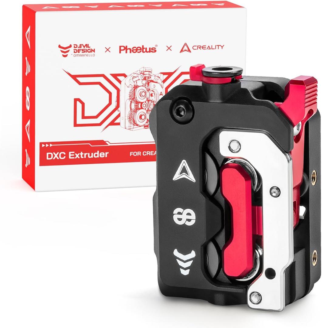 Creality Official DXC Extruder, Upgrade K1 Max/K1C/K1 SE/K1 Extruder Kit with Innovative Gear Design and Smart Filament Break Detection, 3D Printer Accessories for K1 Series
