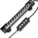 hygger 24/7 Mode Submersible Aquarium LED Light, Full Spectrum Hidden Fish Tank Light with 3 Rows Beads 7 Colors Auto On Off Sunrise-Daylight-Moonlight, Adjustable Timer Brightness 6W