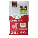 NATURE'S LOGIC Dry Dog Food - 100% Natural - No Synthetics - for All Ages, Sizes, Breeds - Free from Common Allergens, High Protein - Beef Meal Feast, 25lbs