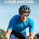 VICTGOAL Cycling Glasses for Men Women with Polarized Lenses UV Protection Cycling Sunglasses TR90 Frame for MTB Bike Glasses