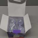 Lansinoh Anti-Colic Baby Bottles, BPA-Free Plastic, 5 Ounces, 4 Count, Extra Slow Flow Nipples (Size XS), Breastfeeding Bottle with NaturalWave Design