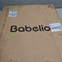 Babelio No Bottom Bar Baby/Dog Gate for Stairs, 28" H, 27.5-40.6" W, White