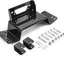 WeiSen Front Bumper Winch Mount Plate Kit Compatible with Honda Pioneer 700 and 700-4 2014-2025