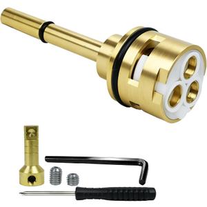 RP51919 Shower Diverter Cartridge Replacement Compatible with Delta R11000, R22000 & R10000 Series, 6-Setting Diverter Valve Cartridge, Solid Brass Leak-Proof Shower Repair Kit with Installation Tools