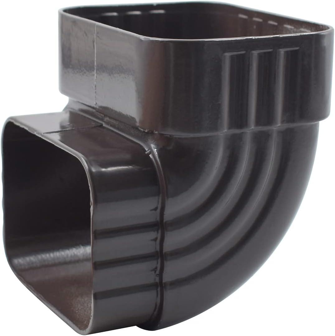 Downspout Gutter Elbows 2x3Inch 90 Degree Elbow Downspout Diverter Brown Rain Gutter Downspout Extension Accessory Gutter Right Angle Connection Rainwater Drainage Downspout Gutter Elbows 2x3Inch 90 Degree Elbow Downspout Diverter Brown Rain Gutter Downspout Extension Accessory Gutter Right Angle Connection Rainwater Drainage