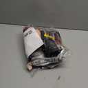 BlissYard Rose Gold and Black Happy Birthday Banner Backdrop Large Happy Birthday Glitter Balloons Photo Booth Photography Background Banner Supplies for Girls Women Birthday Party