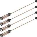 UPGRADE DC68-03172B-03 DC68-03172C DC68-03172D-00 Suspension Rods Fit for Sam-sung Washer WA50T5300AC/US WA45M7050AW/A4 WA50R5400AV/US WA50R5200AW/US, Replaces DC97-16350D DC97-16350U by AMI PARTS (black)