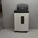 150 Sheet Auto-Feed Micro Cut Paper Shredder for Home Office Use, P-5 Super High Security (5/64 x 19/32 inches), Large 6-Gallon Bin, 20-Min Continuous Run, 55dB Ultra-Quiet, White