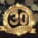 Yeele 10x6.5ft Celebrate 30Th Anniversary Photography Backdrop Birthday Wedding Anniversary Ribbon Party Banner Decoration Background Picture Couple Man Woman Portrait Shooting Studio Props Wallpaper