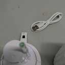 Automatic Soap Dispenser Liquid Touchless: 9oz Plastic White - Rechargeable Electric Smart 3-Level Adjustable Modern Auto Soap Dispenser - Bathroom Kitchen Hand Dish Lotion