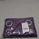 NICETOWN Blackout Room Darkening Window Curtain Triple Weave Home Decoration Solid Ring Top Blackout Room Darkening Drape for Bedroom (Single Panel, 42 x 63 inch, Royal Purple)