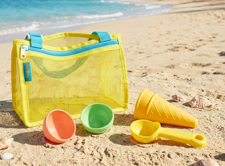 Collapsible Beach Toys for Kids Toddlers, Travel Sand Toys for Beach Essentials, Sandbox Toys for Baby Kids Age 3-10