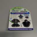 TubShroom Ultra Revolutionary Bath Tub Drain Protector Hair Catcher/Strainer/Snare, Stainless Steel, Stainless Combo