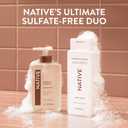 Native Body Wash for Women & Men, Coconut & Vanilla, 36 oz Pump Bottle, Sulfate-Free & Gentle