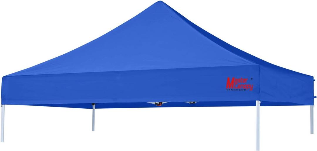 MASTERCANOPY Replacement Pop Up Canopy Top (10x10, Blue)