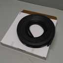 TMH Magnetic Weather Stripping Door Seal for Metal Doors - Kerf Door Seal Kit, 36" x 84" - Black Weather Stripping for Doors.