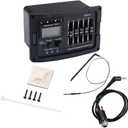 5 Band Acoustic Guitar Preamp EQ Equalizer Acoustic Guitar Amplifier Digital Chromatia Tuner Piezo Pickup for Acoustic Guitar Accessory (TEQ5)
