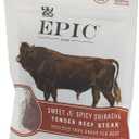EPIC Sweet and Spicy Sriracha Beef Bites, Protein Snacks, Whole 30, 2.5 oz Pouch (2.5 Ounce (Pack of 1)) BB 1/7/26