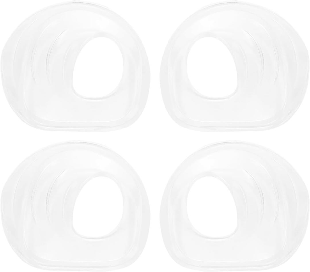 ZJIVQO 2Pairs Silicone Gel Heel Pads, Heel Spur Insert Cushion, Foot Comfort Pads, Silicone Heel Protector for Women & Men