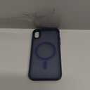 MOCCA Strong Magnetic for iPhone XR Phone Case, [Compatible with Magsafe][Mil-Grade Drop Protection] Slim Thin Translucent Matte Protective Cover Case for iPhone XR Case 6.1'', Deep Blue