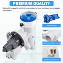 Upgraded WH11X29539 Washer Drain Pump for GE Front Load Washer - Fits GFW550SSN0WW GFW510 GFW550 GFW650 GFW850 Series - Replace WH11X39237 AP6986715 PS16217203 EAP16217203 PD00065822 B25-3A04