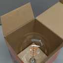 OMED G125/G40 Large Light Edison LED Vintage Bulb E26,Oversized Globe Dimmable Amber Glass Light Bulbs 2200K Warm White,Big Antique Round Lightbulb 6W Perfect for Pendant Lights, Floor Lamps 1 Pack