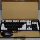 CHONCHOW Light Up Keyboard and Mouse Combo, Full Size RGB Gaming LED Keyboard and Rainbow Wired Gaming Mouse for PS4 PS5 Xbox One Computer Desktop PC Gamer Office (Main Black)