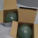 Boao 4 Pcs Half Ball Floral Foam Block 5.51 x 2.76 Inch Green Wet Dry Flower Foam Balls Large Flower Craft for Wedding Fresh and Artificial Flowers Plant Bouquet Arrangement DIY Craft