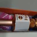 BONAOK Wireless Bluetooth Karaoke Microphone,3-in-1 Portable Handheld Karaoke Mic Speaker Machine Home Party Birthday for All Smartphones PC(Q37 Rose Gold)