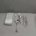 KINGSTONE 20 Piece Teardrop Silverware Set for 4, 18/ 10 Stainless Steel Flatware Set, Modern Design Cutlery Set for Home/ Hotel/ Wedding, Mirror Polished and Dishwasher Safe