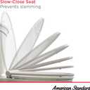 American Standard 5503B00B.020 Transitional Slow-Close Round Front Toilet Seat, White