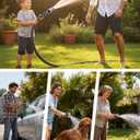 Garden Hose 50ft Ultra-Light, Kink-Free, High-Pressure, Abrasion-Resistant, Durable, All-Weather, Eco-Friendly