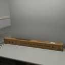 Art3d Natural Bamboo Wall Panel for Interior Wall Decor, Renewable Pole Wrap Wainscoting Paneling for Wall Ceiling Furniture Cabinet Office, 48 x 96 Inch - Carbonized