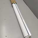 ChrisDowa Cordless Blackout Roller Shades for Windows, Thermal Insulated UV Protection Pull Down Shades, Total Blackout Window Blinds for Home, Office, Bedroom, Door (35" W x 72" H, White)