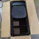 Flash Furniture Hercules Set of 10 Indoor/Outdoor Heavy-Duty Plastic Folding Chairs, Foldable Commercial Stacking Chairs with 650-lb. Static Weight Capacity, Black