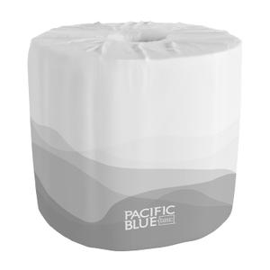 Georgia-Pacific Pacific Blue Basic 2-Ply Embossed Toilet Paper,19880/01, 550 Sheets Per Roll, 80 Rolls Per Case