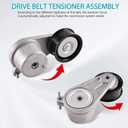 119551EA0A 119551EA0B Belt Tensioner Compatible for Infiniti EX35 EX37 FX35 FX37 G35 G37 M35 M37 Q40 Q50 Q60 Q70 Q70L QX50 QX70, Compatible for Nissan 350Z 370Z GT-R