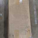 Hodedah 7 Drawer Jumbo Chest, Five Large Drawers, Two Smaller Drawers with Two Lock, Hanging Rod, and Three Shelves | White