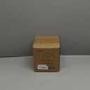 FEMELI Tissue Box Cover,Square Acrylic Tissues Paper Holder for Bathroom Bedroom Office,Black (5.5*5.5*5.5inch(L*W*H))