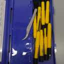 Upgraded All-in-One Magnetic Eyeglass Repair Tool Kit with Screws, Glasses Fixing Kit with Precision Screwdriver Set, Eyeglass Nose Pads and Tweezer for Travel, Gift, Christmas