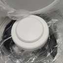 42 inch White Retractable Ceiling Fan With Light and Remote, Large